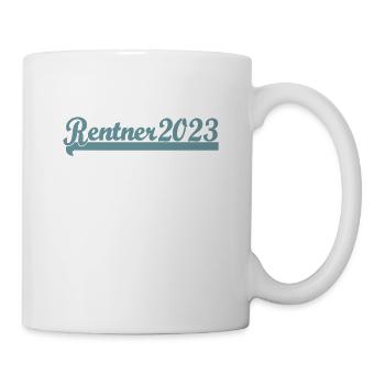 Rente 2023 - Tasse - Weiß - Rechts