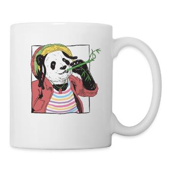 Reggae Panda Panda Bär Ailuropoda Melanoleuca - Tasse - Weiß - Rechts