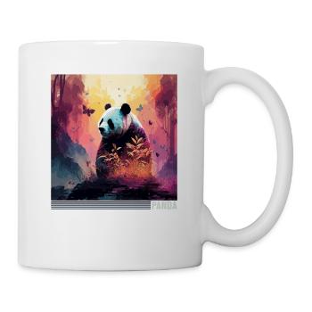 Pandabär Ailuropoda melanoleuca Freund Liebhaber - Tasse - Weiß - Rechts