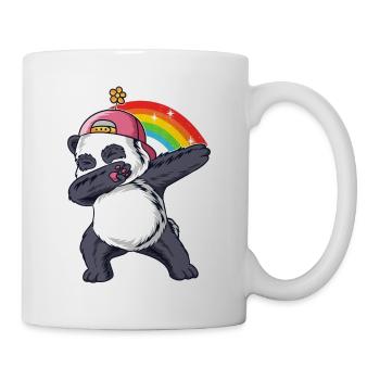 Dabbing Panda Panda Bär Freund Liebhaber Großer Panda - Tasse - Weiß - Rechts