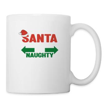 Dear Santa, you are the bad guys funny - Mug - white - Right