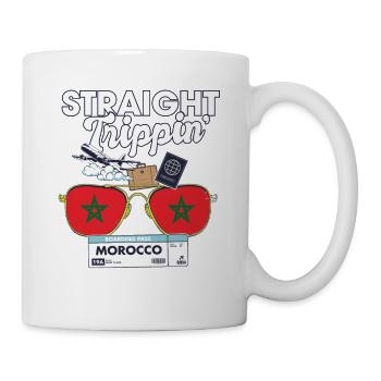 Straight Trippin' Morocco Vacation Tour Travel - Tasse - Weiß - Rechts