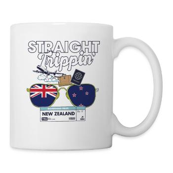 Straight Trippin' New Zealand Vacation Tour - Mug - white - Right