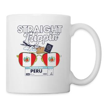 Straight Trippin' Peru Vacation Tour Travel Trip - Mug blanc - blanc - Droite