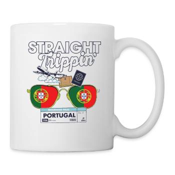 Straight Trippin' Portugal Vacation Tour Voyage - Mug blanc - blanc - Droite