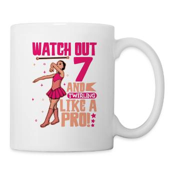 I' - Girl Twirling - Mug - white - Right