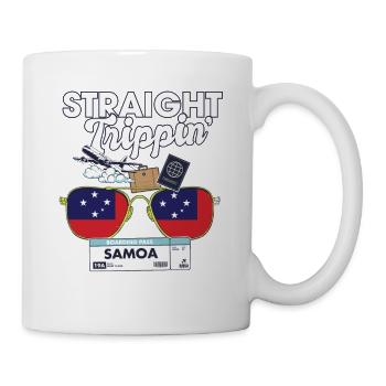 Straight Trippin' Samoa Vacation Tour Travel Trip - Mug - white - Right