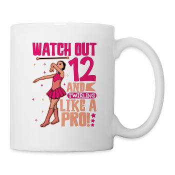 I'm 12 - Girl Twirling - Mug - white - Right