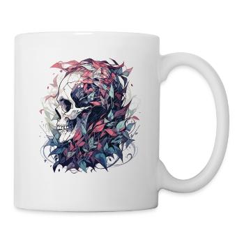 Totenkopf - Tasse - Weiß - Rechts
