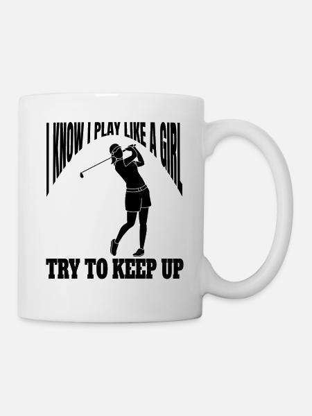 Golfspieler Golfsport Golf Golfverein Golfplatz - Tasse - Weiß