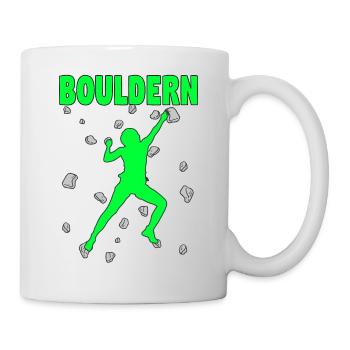 Bouldering Bouldering Climbing Boulderer Bouldering - Mug - white - Right