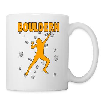 Bouldering Bouldering Climbing Boulderer Bouldering - Mug - white - Right