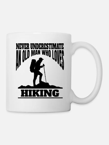 Wandern Bergwanderer Bergwandern Wanderung - Tasse - Weiß