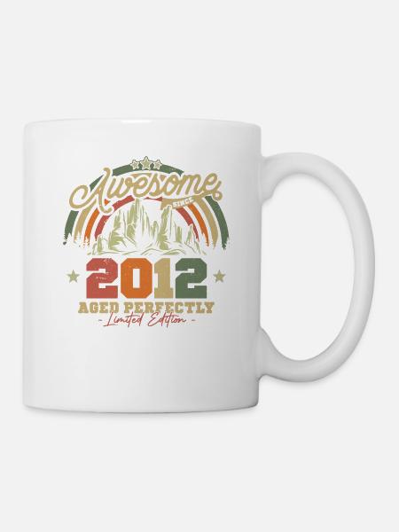 Vintage Geburtstagsgeschenk 2012 - Tasse - Weiß