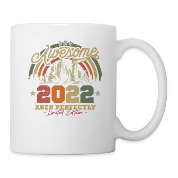 Vintage Birthday Gift 2022 - Mug - white - Right
