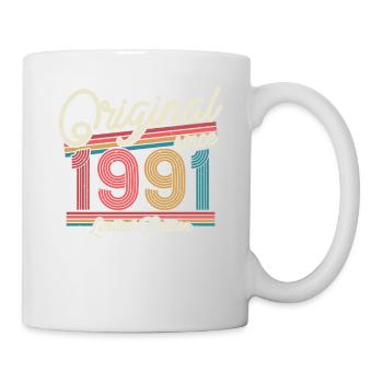 Vintage 1991 Birthday Gift - Mug - white - Right