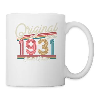Vintage 1931 Birthday Gift - Mug - white - Right