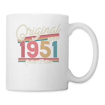 Cadeau d’anniversaire vintage 1951 - Mug blanc - blanc - Droite