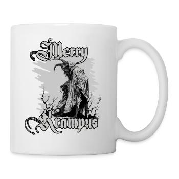 Krampus Shirt Symbol des Weihnachtsgrauens - Tasse - Weiß - Rechts