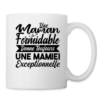 Grand-Mère Cadeau - Une Mamie Exceptionnelle, Cool - Mug blanc - blanc - Droite