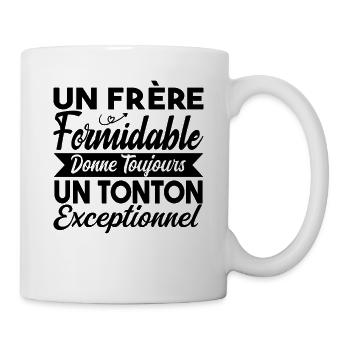 Frère Cadeau / Oncle - Un Tonton Exceptionnel - Mug blanc - blanc - Droite