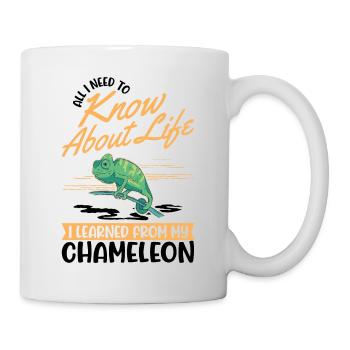 Caméléon Cadeau Caméléon - Mug blanc - blanc - Droite