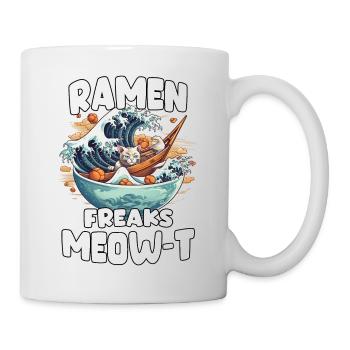 Japanese ramen bowl artwork for anime fans - Mug - white - Right