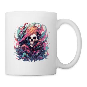 Totenkopf - Tasse - Weiß - Rechts