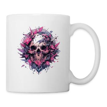 Totenkopf - Tasse - Weiß - Rechts