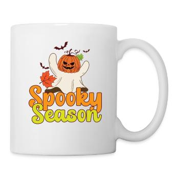 Lazy Halloween Spooky Season Boo Ghost Jack O - Mug blanc - blanc - Droite