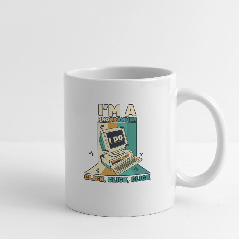 I'm A Programmer Click Softwareingenieur Coder Tasse