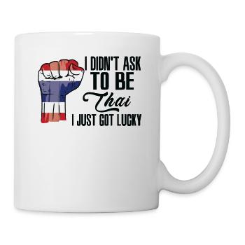 Thailändischer Stolz Thailändische Flagge - Tasse - Weiß - Rechts