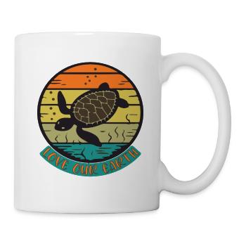 Aimez la terre - Mug blanc - blanc - Droite