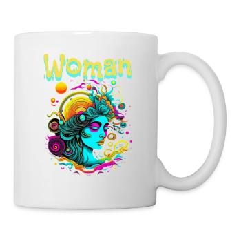 woman - Mug blanc - blanc - Droite