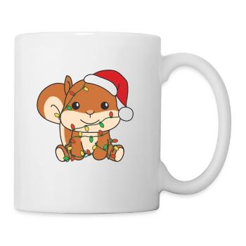 Squirrels Christmas Winter Animals Squirrels - Mug - white - Right