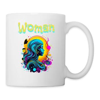 Woman - Mug blanc - blanc - Droite