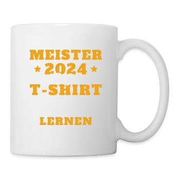 Meister 2024 Mechaniker Meistertitel Geschenk - Tasse - Weiß - Rechts