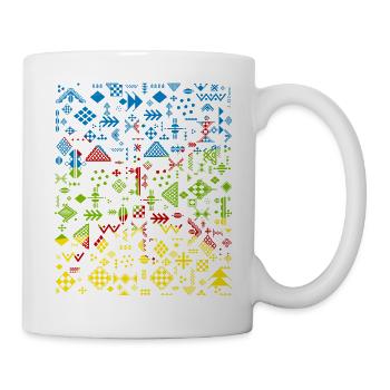AMAZIGH BERBER KABYLE Z AMAZIGH ALGERIEN - Tasse - Weiß - Rechts