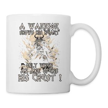 Guerrier viking Mythologie du combattant menaçant - Mug blanc - blanc - Droite