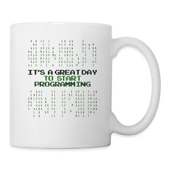 Great Day To Start Programming Developer Coder - Mug - white - Right