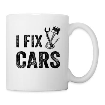 I Fix Cars - Mécanicien automobile Mécanicien drôle - Mug blanc - blanc - Droite
