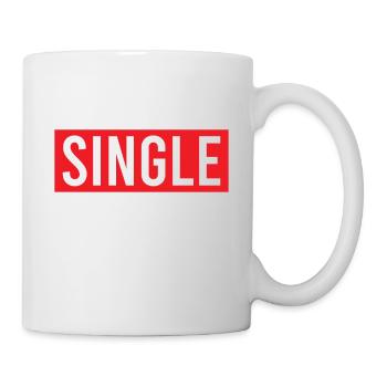 Lustiges Solo Single Frauen Bachelor Junggesellin - Tasse - Weiß - Rechts