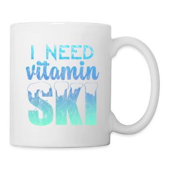 I Need Vitamin Ski 3 - Mug - white - Right