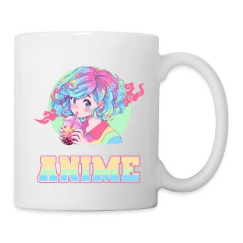 Just a girl who loves Anime - Mug - white - Right