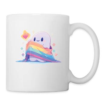 Gespenst Lgbt Geist Lgbt Fahne - Tasse - Weiß - Rechts