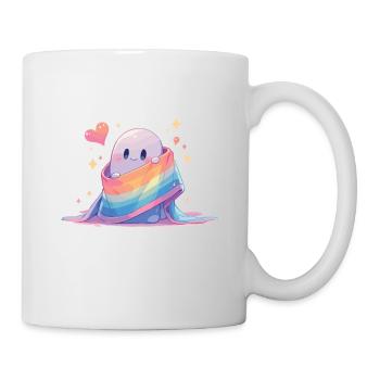 Gespenst Lgbt Geist Lgbt Fahne - Tasse - Weiß - Rechts