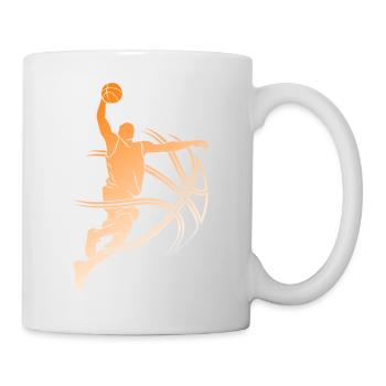 MATCH DE BASKET-BALL JOUEUR DE BASKET-BALL BASKET-BALL - Mug blanc - blanc - Droite