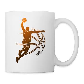 BASKETTEUR COOL BASKETBALL - Mug blanc - blanc - Droite