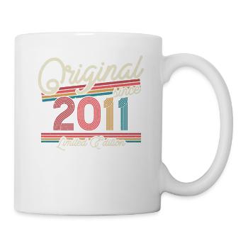 Vintage Geburtstagsgeschenk 2011 - Tasse - Weiß - Rechts