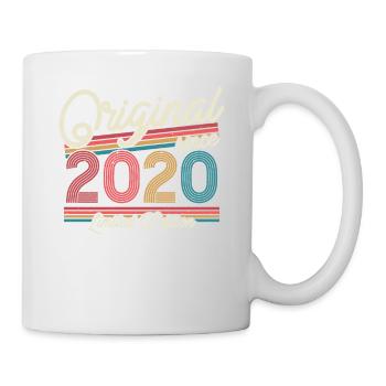 Cadeau d’anniversaire vintage 2020 - Mug blanc - blanc - Droite